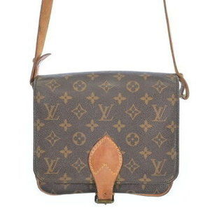 Louis Vuitton MM Shoulder Bag Brown Beige